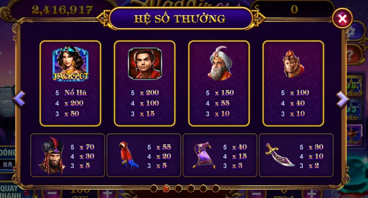 Trải Nghiệm Đỉnh Cao Bắn Cá Aladdin Tại Bin88 Với Hệ Thống Vũ Khí Hủy Diệt