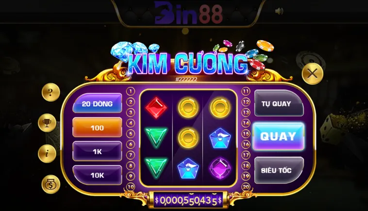 Khám Phá Game Nhanh Kim Cương Tại Bin88 Với Cơ Hội Nhận Thưởng Cực Lớn
