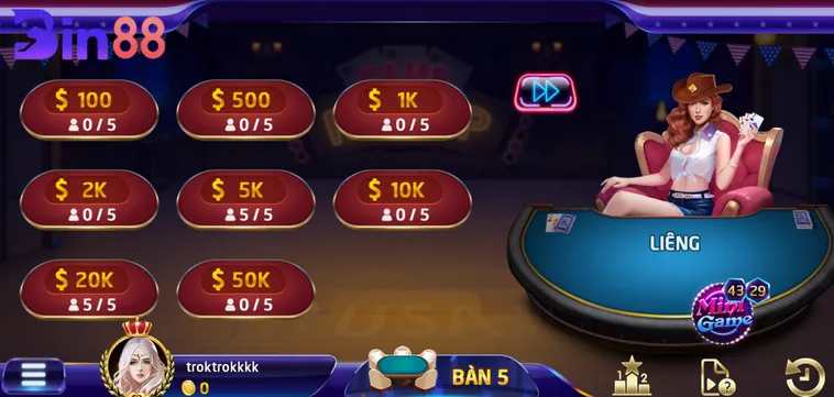 Khám Phá Sự Kịch Tính Cùng Tựa Game Liêng Tại Bin88 Siêu Đỉnh Cao