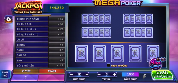 Khám Phá Trải Nghiệm Đỉnh Cao Mega Poker Tại Bin88 Đổi Thưởng Cực Lớn