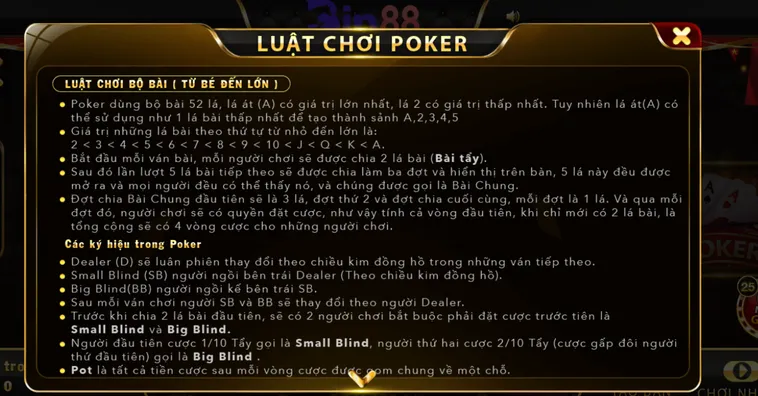 Khám Phá Thế Giới Poker Tại Bin88 Đỉnh Cao Với Nhiều Ưu Đãi Khủng