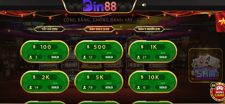 Khám Phá Thế Giới Đặt Cược Sâm Lốc Tại Bin88 Với Tỷ Lệ Thưởng Lớn