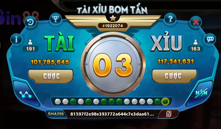 Chinh Phục Chiến Thắng Với Tài Xỉu Bom Tấn Tại Bin88 Sôi Động Bùng Nổ