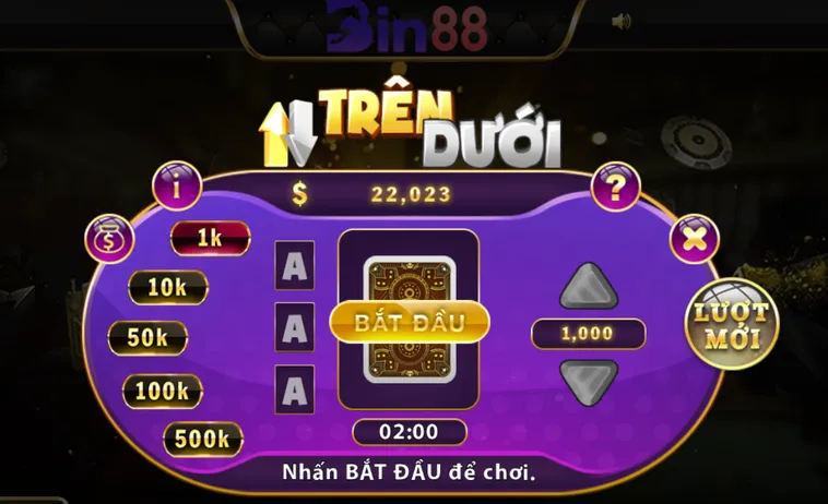 Tham Gia Ngay Game Nhanh Trên Dưới Tại Bin88 Với Cơ Hội Thắng Cực Khủng